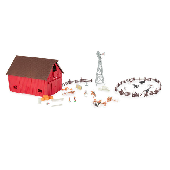 Tomy ERTL 1:64 Western Ranch Barn - Farm Toy Playset