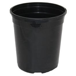 Nursery Planter, Black Plastic, #1, 2.88-Qts.