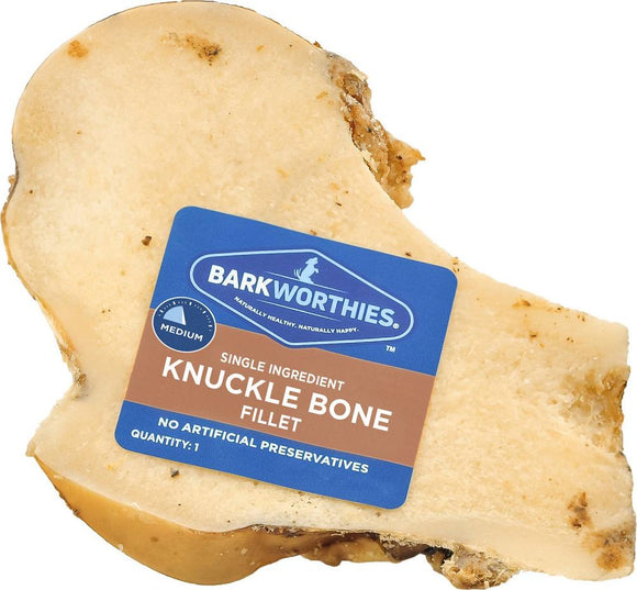 Barkworthies Knuckle Bone Beef Fillet Dog Chew for Medium & Large Breed Dogs