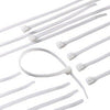 Cable Ties, White Nylon, 11-In., 100-Pk.