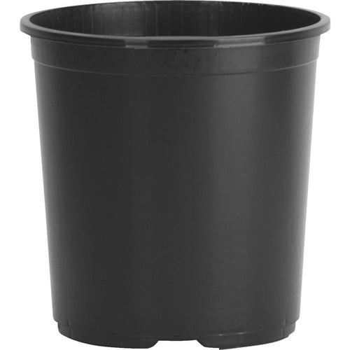 Myers 5 Gal. 10-1/4 In. H. x 12 In. Dia. Black Poly Flower Pot