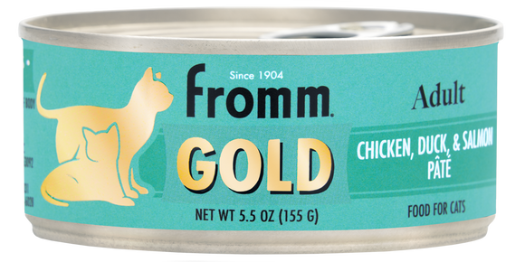 Fromm Gold Adult Chicken, Duck, & Salmon Pâté Cat Food