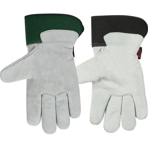 Kinco Lined Suede Cowhide Palm with Safety Cuff