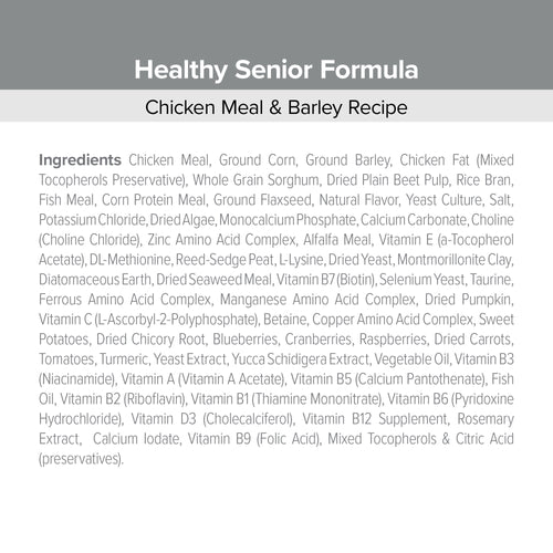 Kent Blue Seal EnTrust® Healthy Senior Formula Chicken Meal & Barley Recipe Dog Food