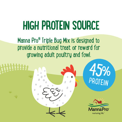 Manna Pro Farmhouse Favorites™ Triple Bug Mix Poultry Treats