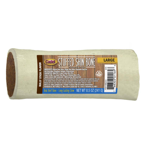 CADET STUFFED SHIN BONES FOR DOGS - BULLY STICK FLAVOR