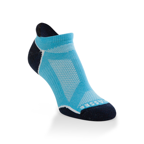 Hiwassee Crescent Lightweight Tech No Show Socks