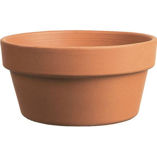 SOUTHERN PATIO HALF POT CLAY